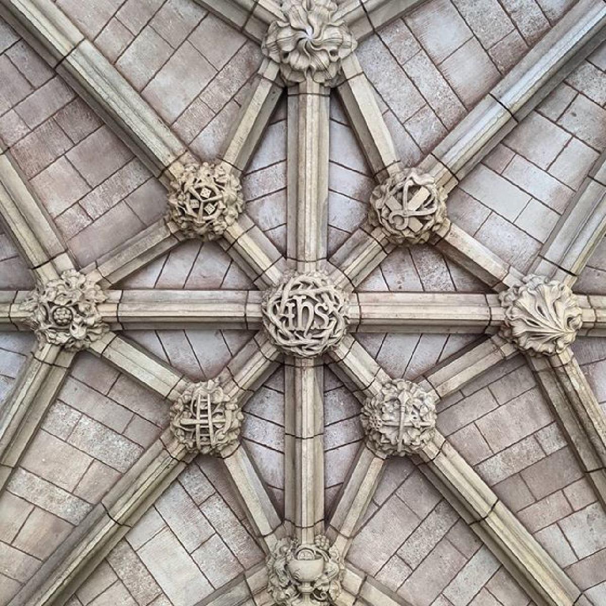 Exquisite stonework at St Margaret's Church in Westminster